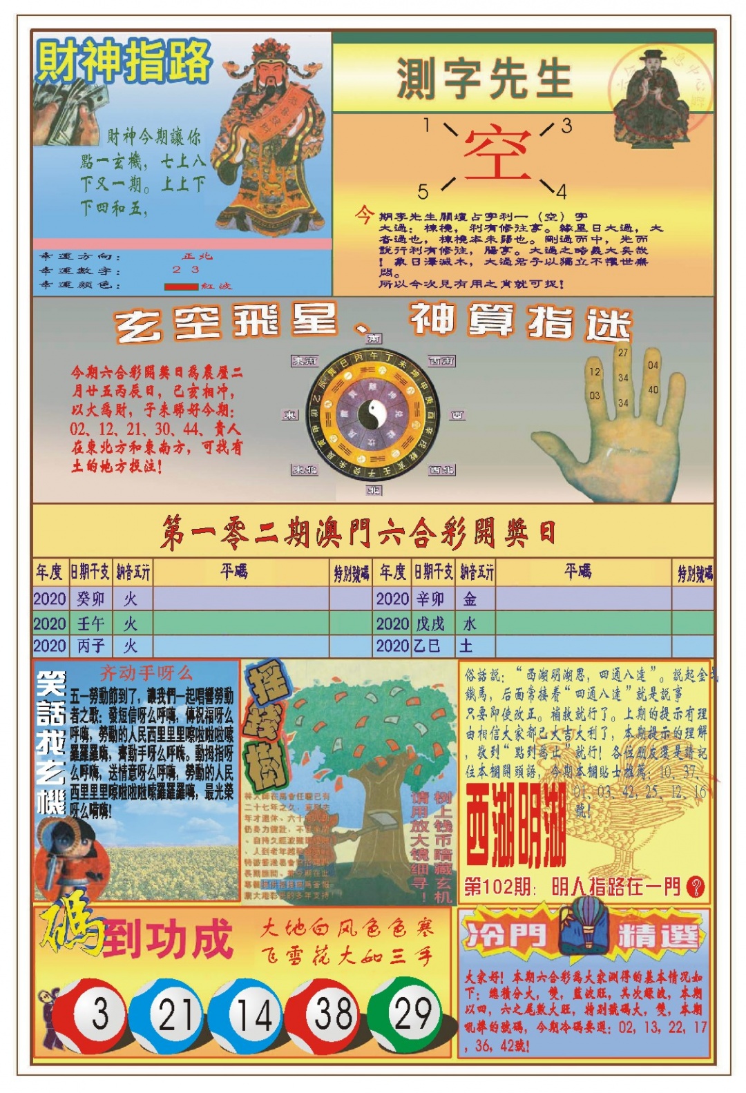 102期(新版)四柱预测B[图]